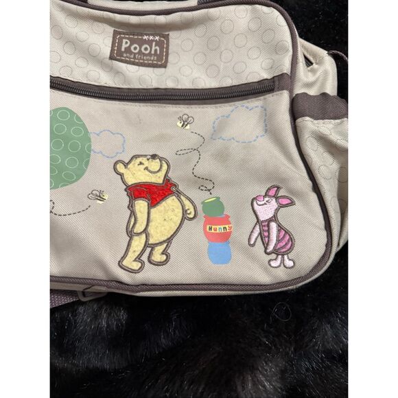 Rare HTF Pooh & Friends Crossbody Bag Purse Winnie Piglet Disney Store - Picture 3 of 5